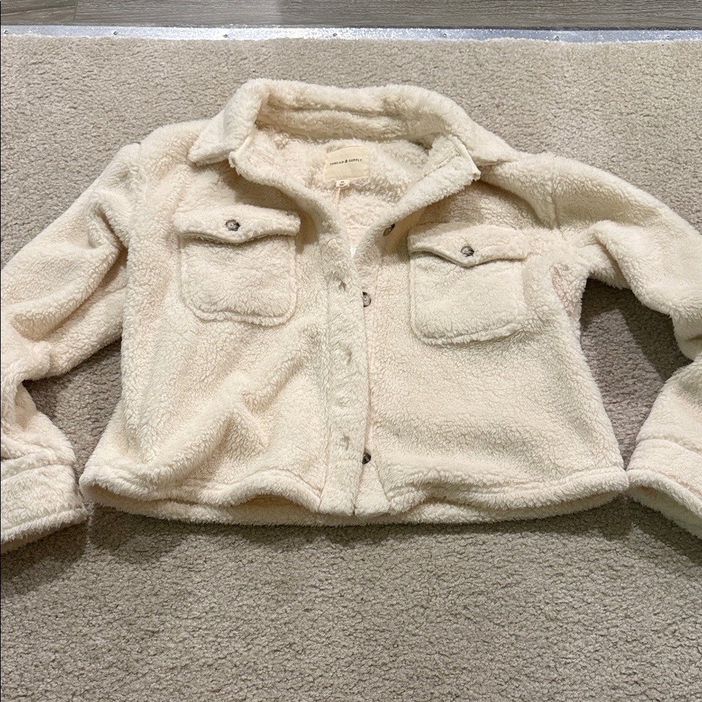 Thread & Supply Sherpa Cream Jacket